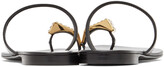 Thumbnail for your product : Giuseppe Zanotti Black Dynamo Ring Sandals