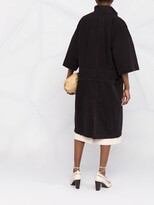 Thumbnail for your product : Lemaire Short-Sleeve Cotton Coat