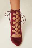 Thumbnail for your product : Forever 21 FOREVER 21+ Lace-Up Faux Suede Booties