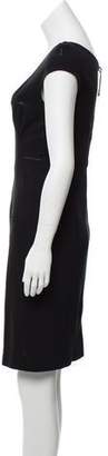Dolce & Gabbana Short Sleeve Mini Dress Black Short Sleeve Mini Dress