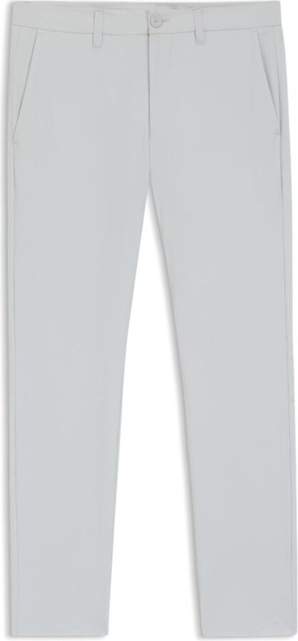 HUGO BOSS Slim-fit chinos in stretch seersucker