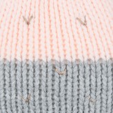 Thumbnail for your product : Ikks IKKSBaby Girls Pink & Grey Bobble Hat