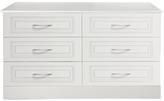 Thumbnail for your product : Consort Furniture Limited Dorchester Ready Assembled 3 + 3 Chest of Drawers