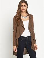 Thumbnail for your product : Lipsy Lurex Drape Front Cardigan