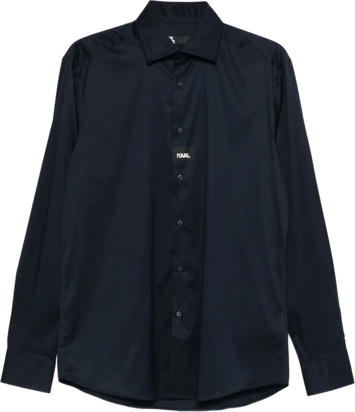 Karl Lagerfeld Paris Logo-Print Shirt