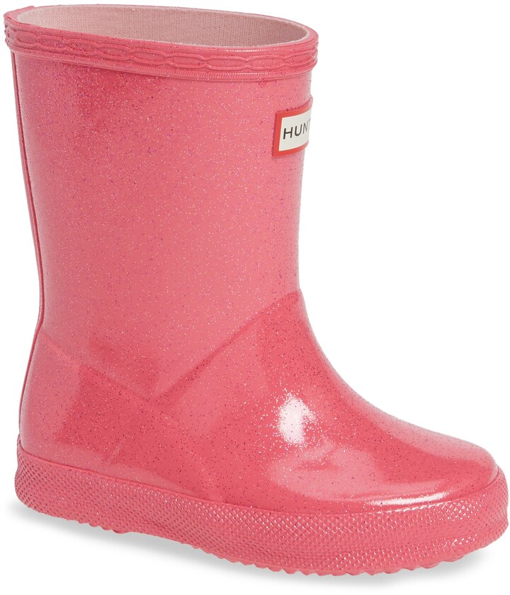 glitter hunter rain boots