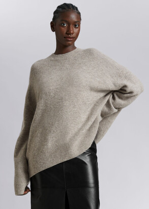 And other stories Relaxed Crewneck Wool Sweater - ShopStyle
