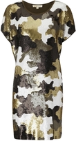 Thumbnail for your product : MICHAEL Michael Kors Sequinned camouflage dress
