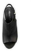 Thumbnail for your product : Charles by Charles David Ames Leather Wedge Sandal, Black