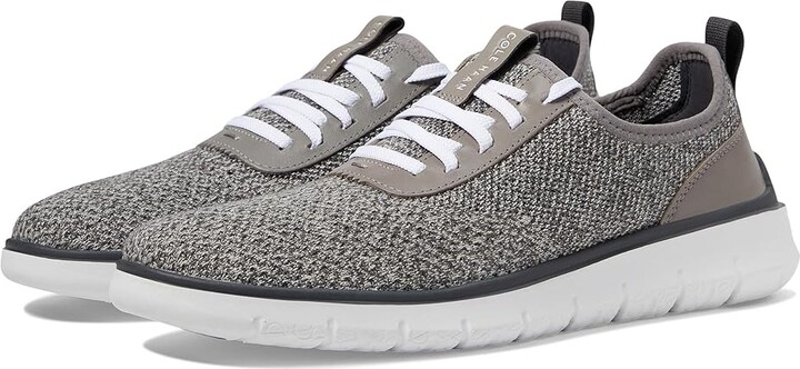 Cole Haan Generation Zerogrand Stitchlite Men's Shoes Grey Knit/Yellow/White : 5.5 D - Medium Textile