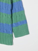 Thumbnail for your product : Ralph Lauren Kids Cable Knit Striped Jumper