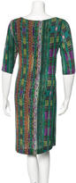 Thumbnail for your product : Etro Abstract Print Knee-Length Dress