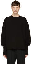 Thumbnail for your product : Christian Dada Black Oversized Bomber Sweatshirt