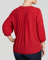 Thumbnail for your product : NYDJ Plus Pleated Blouse