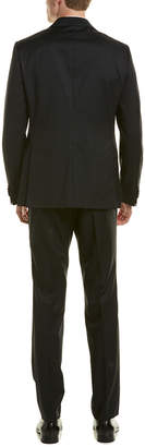 Ermenegildo Zegna Wool Suit With Flat Front Pant