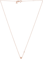 Thumbnail for your product : Sydney Evan Shy by Heart Necklace with Diamond Bezel