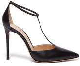 Thumbnail for your product : Gianvito Rossi T-bar 105 Leather Pumps - Womens - Black