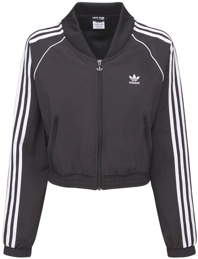Adidas Cropped Jacket | Shop the world's largest collection of fashion |  ShopStyle