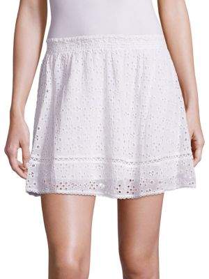 Joie Willems Cotton Voile Eyelet Skirt