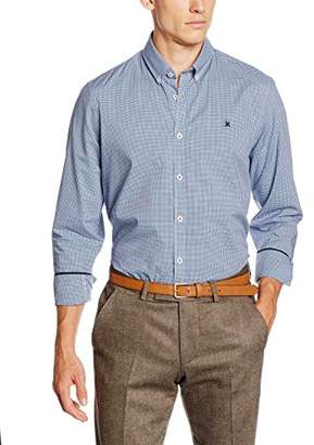 Gaastra Men's Royal Sea Vichy Check Business Shirt, Blue, S