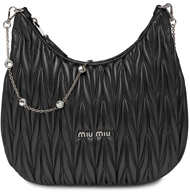 Miu Miu Matelassé Shoulder Bag ShopStyle