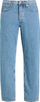 Thumbnail for your product : Topman Straight Jeans In Mid Wash Denim Pants Blue