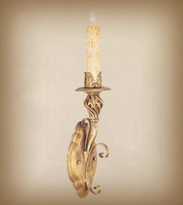 Arte De Mexico Yannick 1-Light Candle Wall Light