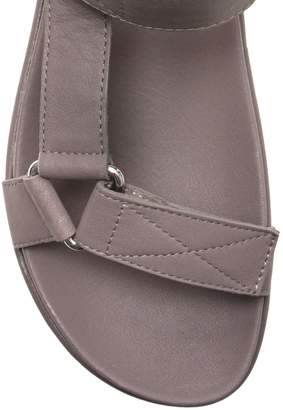 J/Slides NYC Blakey Leather Ankle-Strap Platform Sandals