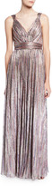 Thumbnail for your product : Catherine Deane Metallic V-Neck Sleeveless Knitted Dress