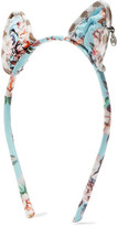 Thumbnail for your product : Maison Michel Heidi Patchwork Cotton Hairband