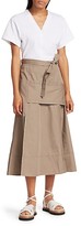 Thumbnail for your product : 3.1 Phillip Lim Mixed Media Utility Midi Dress