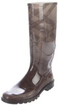 Thumbnail for your product : Burberry Rubber Nova Mid-Calf Boots