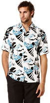 Thumbnail for your product : Cubavera Big & Tall Short Sleeve Tropical Allover Print