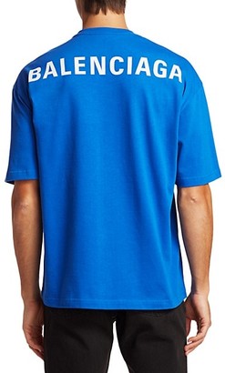 Balenciaga Drop Shoulder T-Shirt - ShopStyle