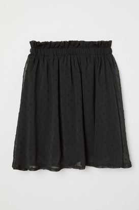 H&M Short Chiffon Dress - Black