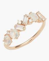 Thumbnail for your product : Suzanne Kalan Rainbow Moonstone Baguette Ring