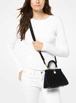 Thumbnail for your product : MICHAEL Michael Kors Gramercy Small Pebbled Leather Frame Satchel