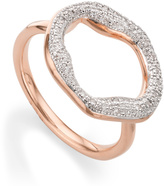 Thumbnail for your product : Monica Vinader Riva Diamond Circle Ring