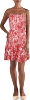 Thumbnail for your product : Angie Womens Floral Smocked Fit & Flare Dress