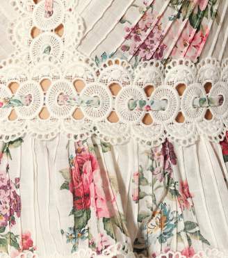 Zimmermann Honour floral cotton midi dress