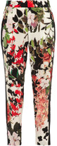 Thumbnail for your product : Roberto Cavalli Eden floral-print silk tapered pants