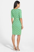 Thumbnail for your product : Maggy London 'Star Flower' Elbow Sleeve Stretch Lace Sheath Dress