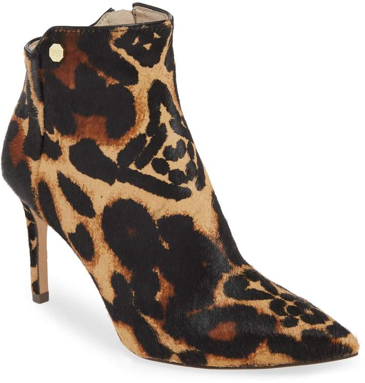 rockstar genuine calf hair bootie