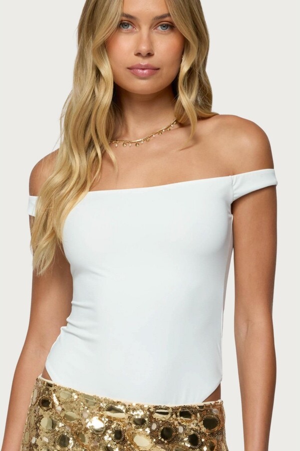 Edikted Women's Bryony Off Shoulder Bodysuit