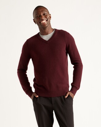 Quince Mongolian Cashmere V-Neck Sweater