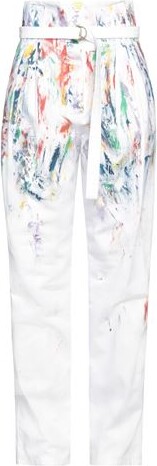 Philosophy di Lorenzo Serafini Women's Designer White Jeans