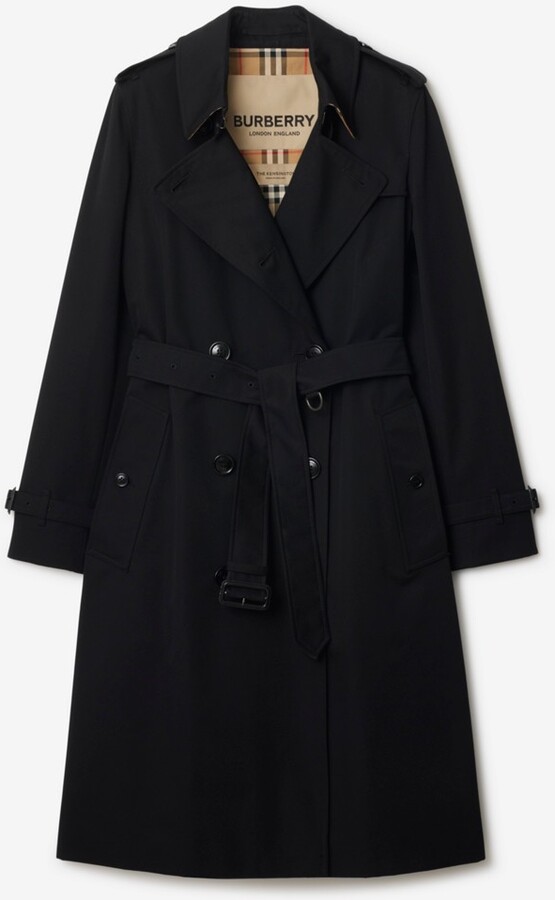 Burberry Long Kensington Heritage Trench Coat Size: 02
