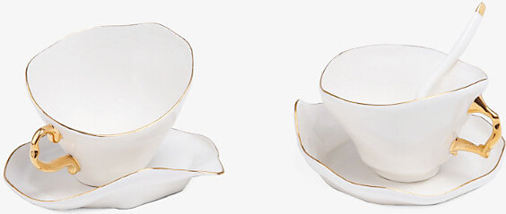 Seletti Meltdown Porcelain Tea Set Of Two