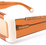 Thumbnail for your product : Jacquemus Les Lunettes 97 rectangular-frame sunglasses