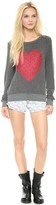 Thumbnail for your product : Wildfox Couture Sparkle Heart Baggy Beach Top